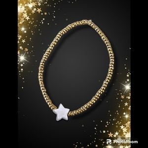 'Shining Stars: Bracelet seed beads Handmade by mxsha beads